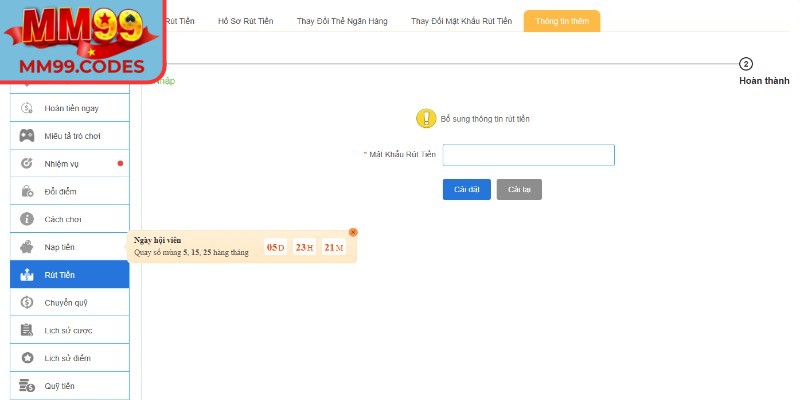 Tìm hiểu cách nạp rút tiền MM99 cho người mới